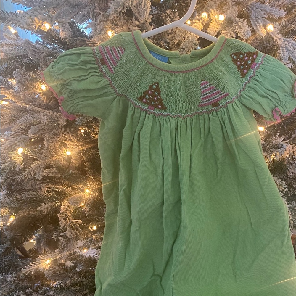 AVAVINI Smocked Christmas Bubble